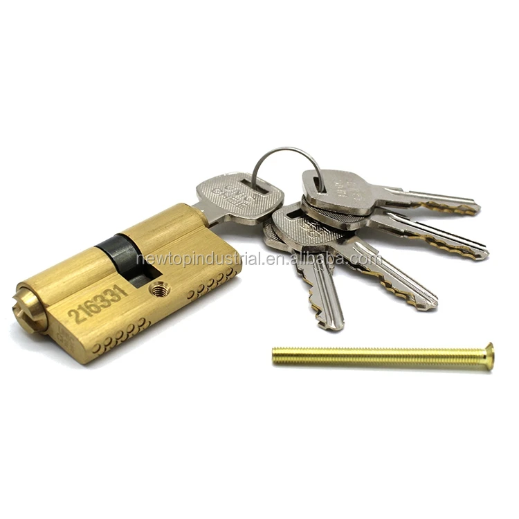 Hot Sale 60-110mm length brass euro safe lock cylinder
