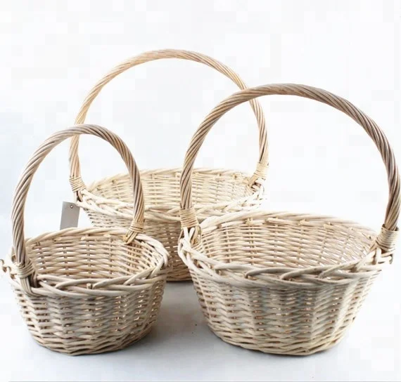 
Cheap wicker willow basket flower 