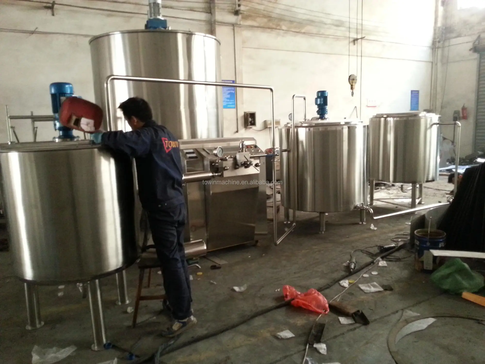 100L/200L Custom batch pasteurizer for milk/ yogurt / cheese / cream / tomato sauce / chilli paste pasteurizer for sale