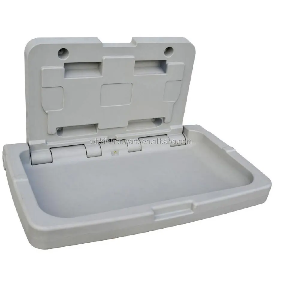 
Horizontal Wall-Mounted portable baby changing station for commercial usage 