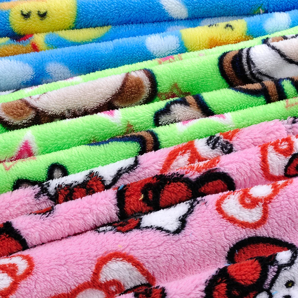 Уточное Вязание печать Вельветовая/Shu ouma, бархатная ткань для пижамы и одежда