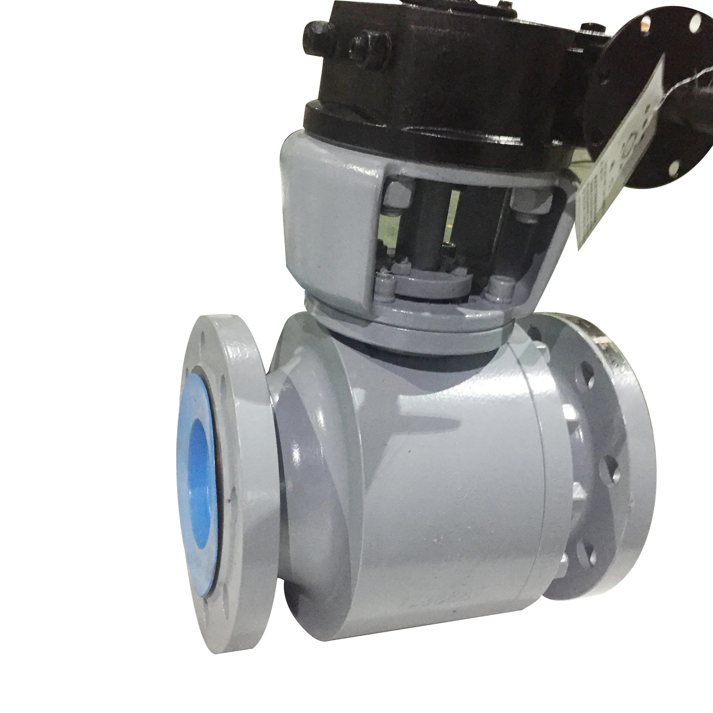 3 Pieces Type Motor Trunnion ball valve Shanghai