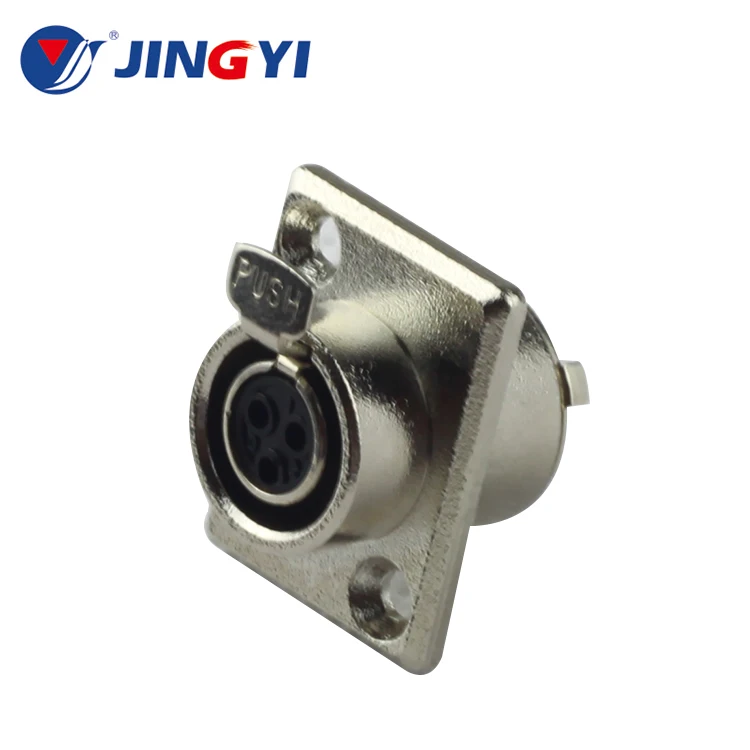 Китай поставщик высококачественных индивидуальные quickrelease xlr Женский адаптер аудио кабель Разъем