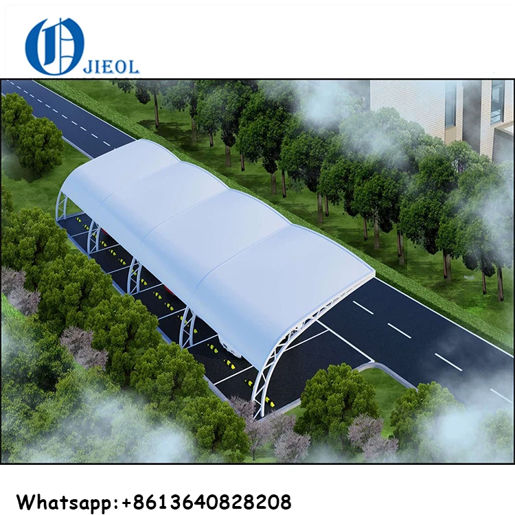 car roof shade  parking tensile membrane structure tent
