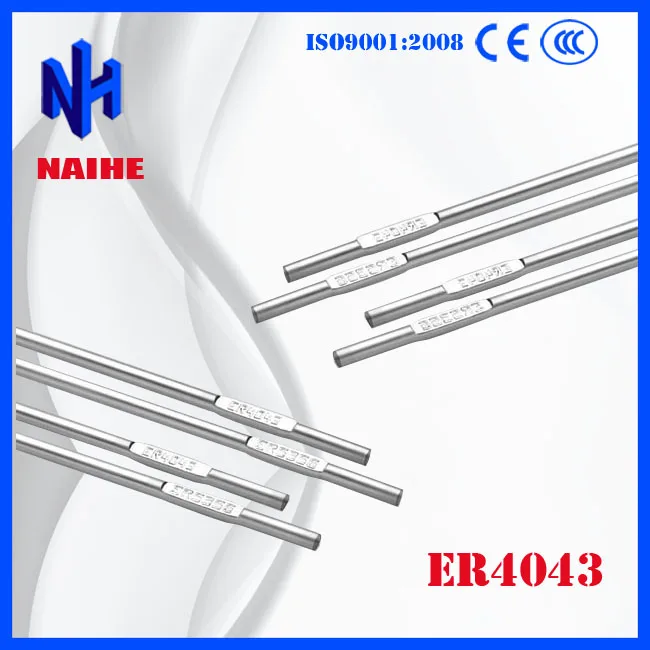 high quality china factory er4043 soldering rod  aluminum tig welding rod 2.4mm