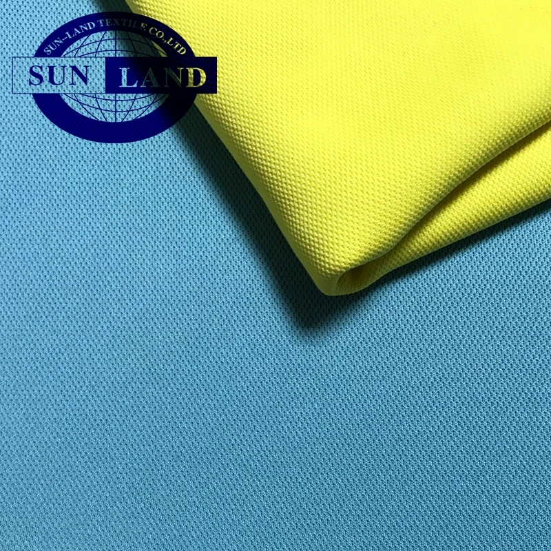 Quick drying moisture absorbing anti ultraviolet sun protection pique mesh fabric
