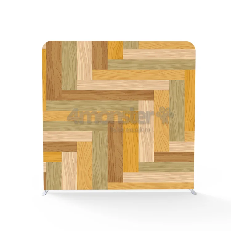 Фон под заказ для свадебной фотосъемки с изображением деревянной отделки