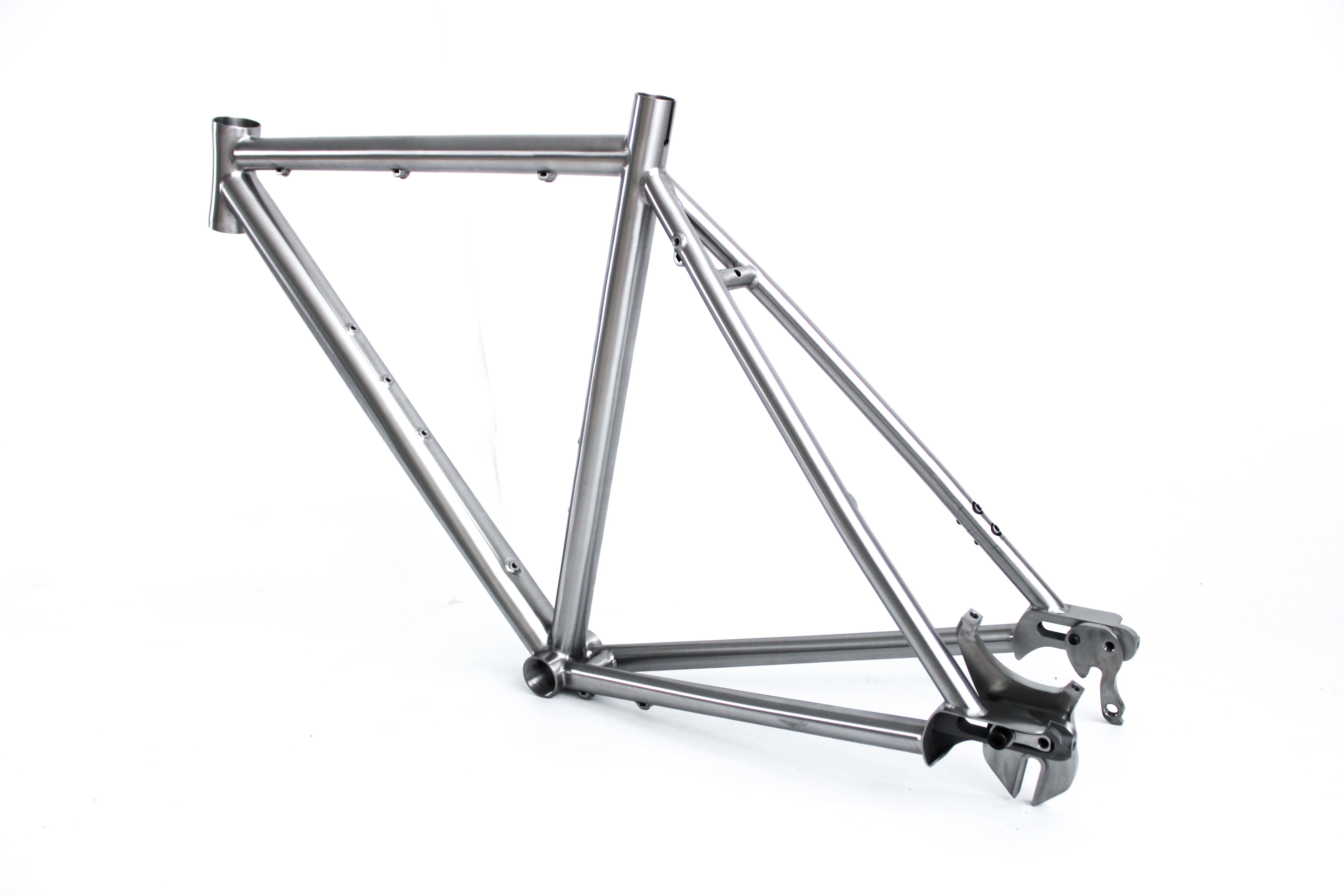 Прямая продажа с завода титановая велосипедная Рама дорожный велосипед 700c дисковый тормоз