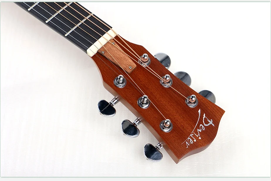 Wholesale  1/2 size travel acoustic electric guitar