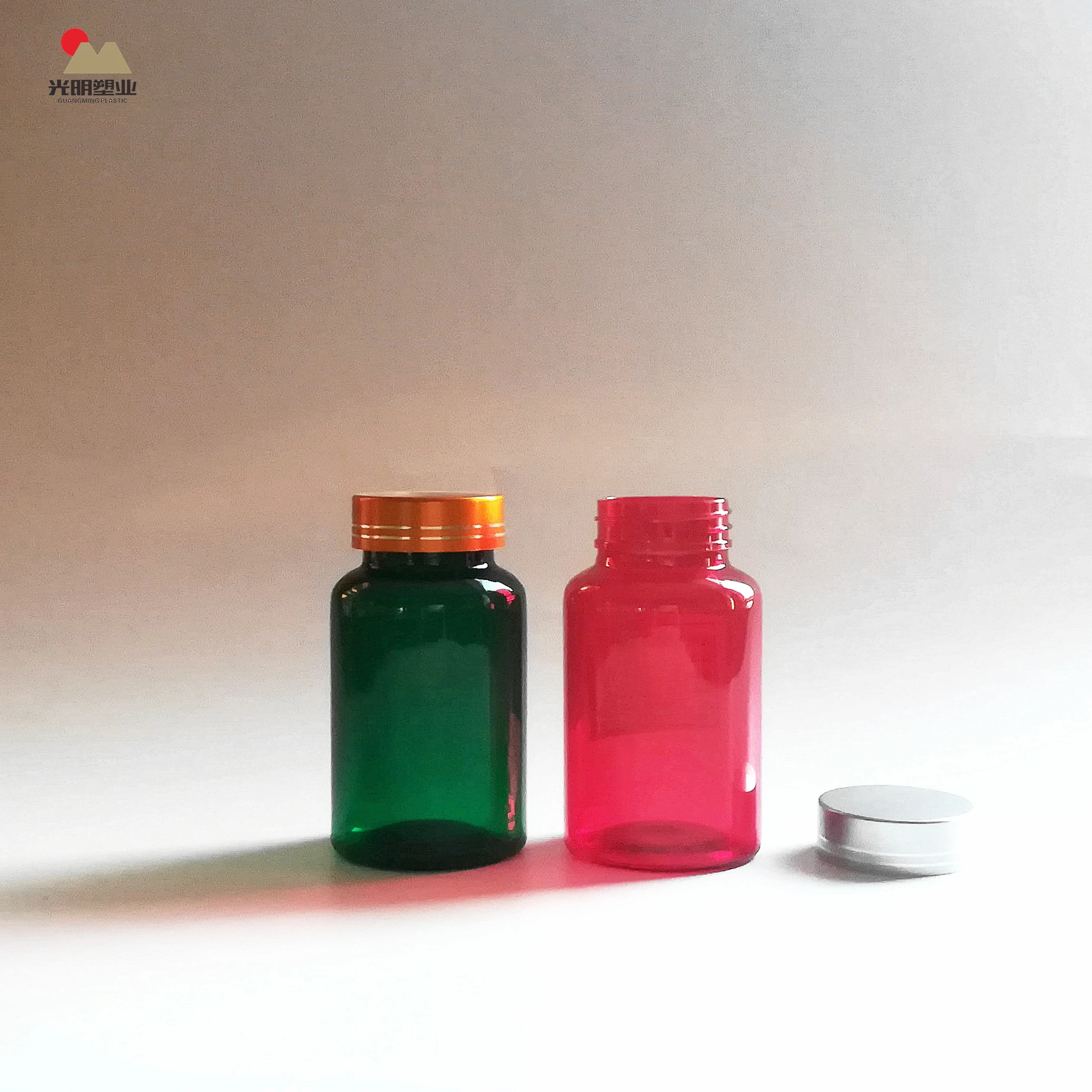 150ml PET green red bottle Tableting candy rose yeast bottle