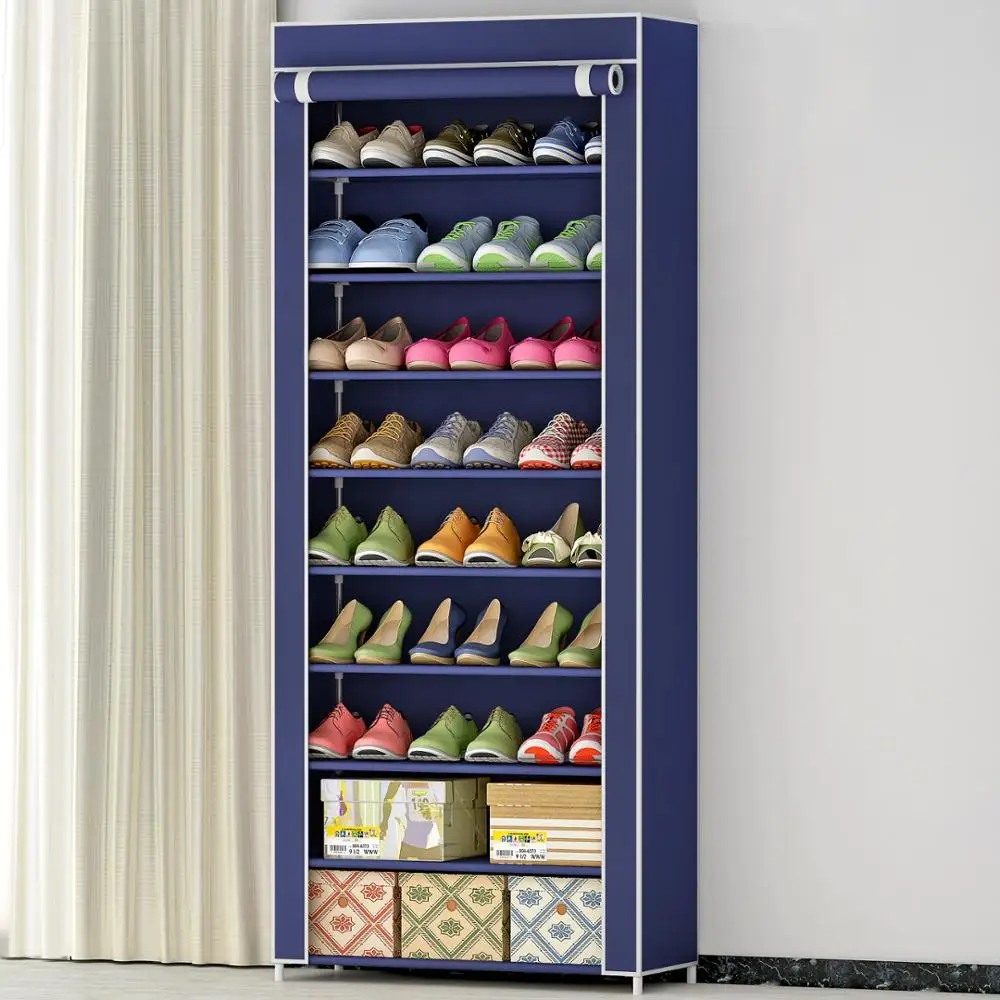 Suoernuo 09C Brazil sapateira waterproof shoe rack organizer with cover