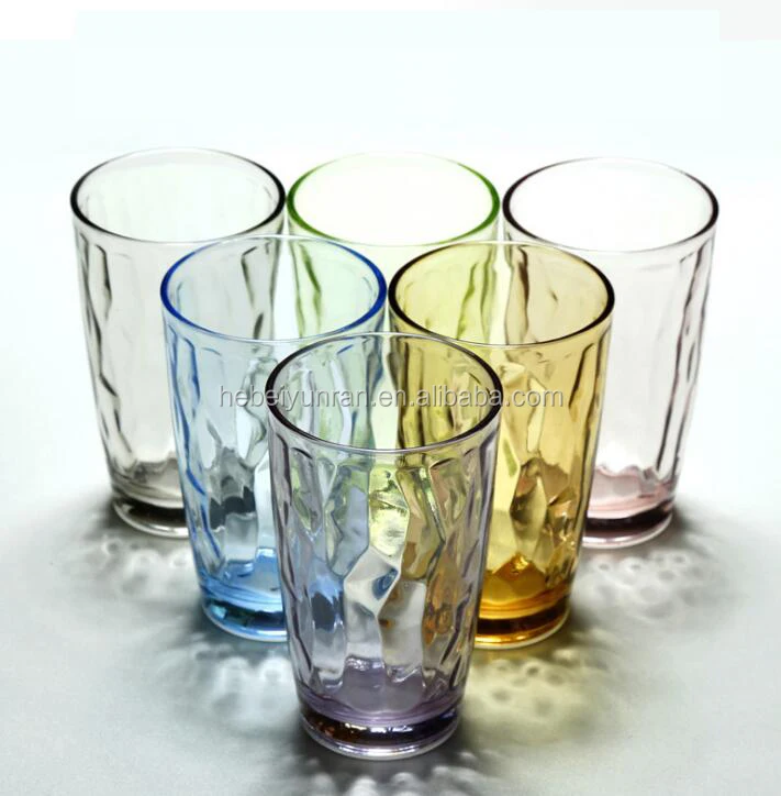 
Colour water cup 6 pcs one set beer glass promotional gifts 