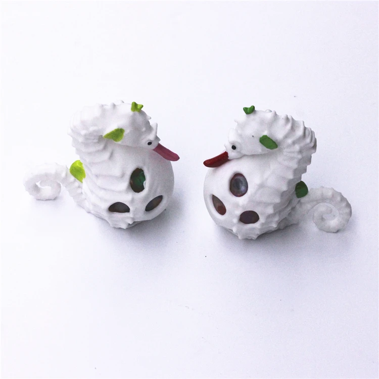 New Funny Anti Stress Ball Toy for Kids Children Animal Sea Horse Squishy Mesh Ball Grape Ball Squeeze Stress Relief Toys