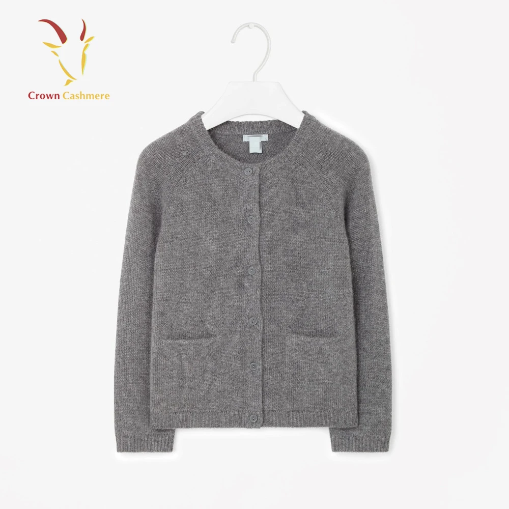Fashion Winter Children 100% Cashmere Boy Cardigan Sweater