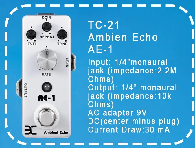 
TC-21ENO Blues Guitar PEDAL 