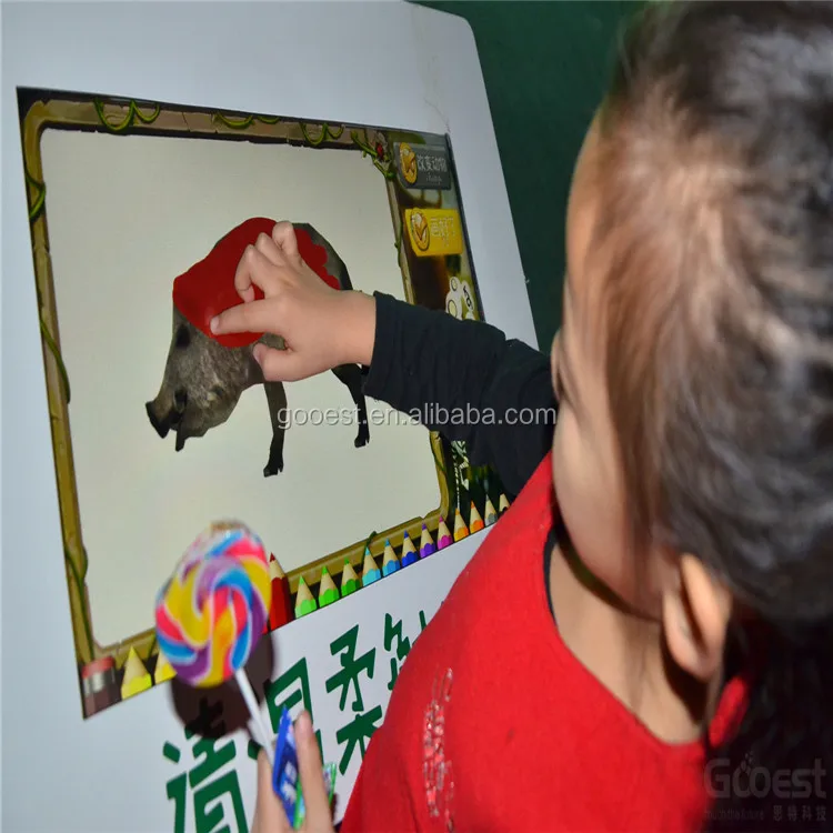 
Indoor soft playground kids interactive wall projection games for kids 