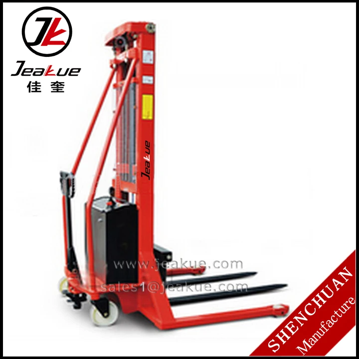 2018 новейшие 1.5Ton Полу Электрический штабелер с регулируемым вилка
