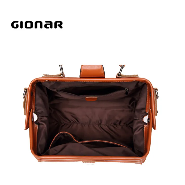 Authentic Doctor Bags Summer Designer Women Tote Branded Oil Leather Handbags Customized Logo