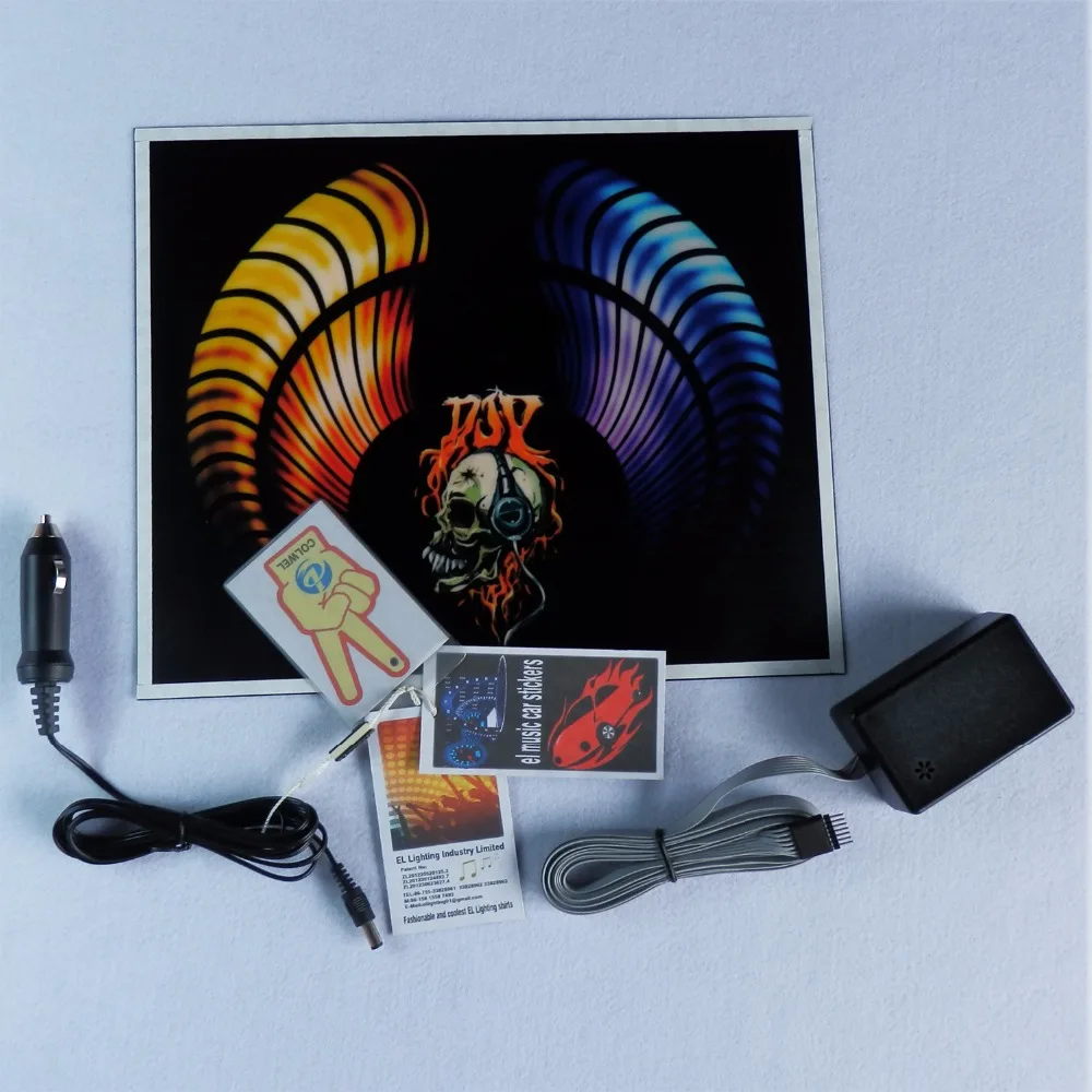 Пользовательская Автомобильная Наклейка el светодиодная наклейка