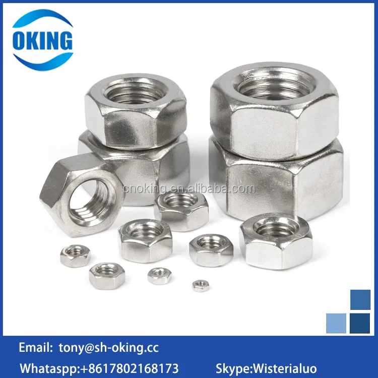 Best selling SUS304 stainless steel iso 4032 hex nut