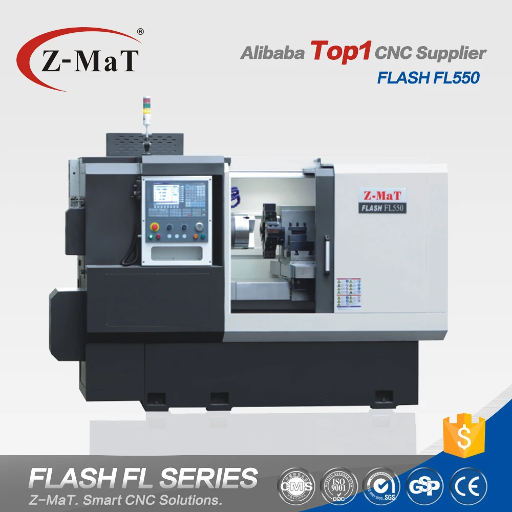 Профессиональная фабрика FL550 токарный станок с ЧПУ автоматическая высокой точности инструменты, машины