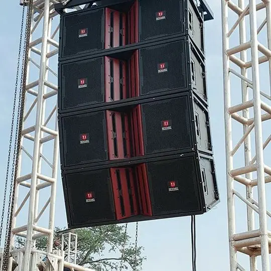 LA-215 dual 15 Pro outdoor line array speaker 2*15LF 4*8MF 3*3'HF