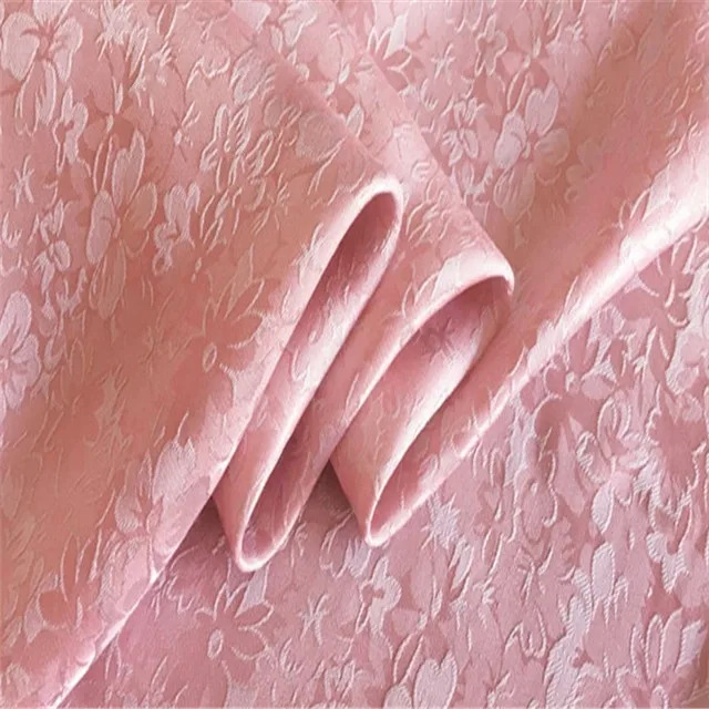 Цветочный дизайн, смесь парчовой ткани, шелк, жаккардовая ткань для красивого платья