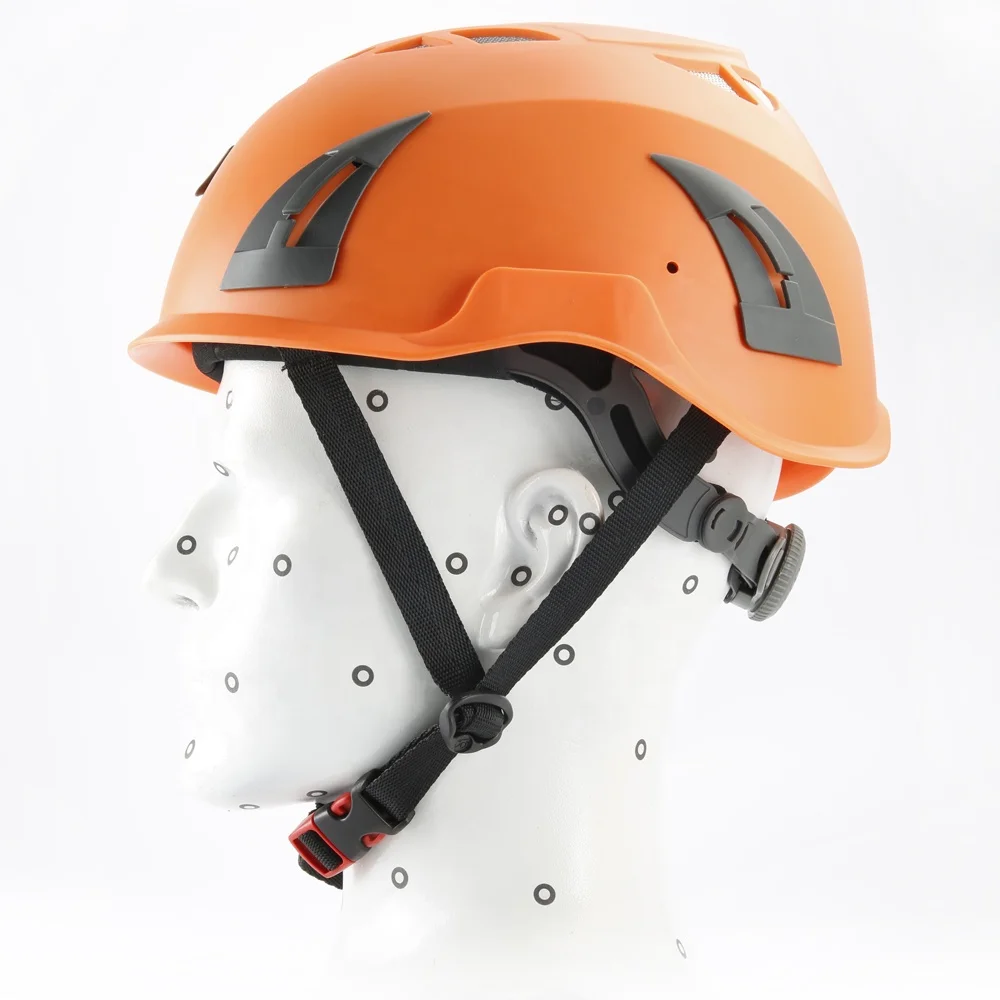 CE en397 certified Rescue safety helmet with visor eyes shield
