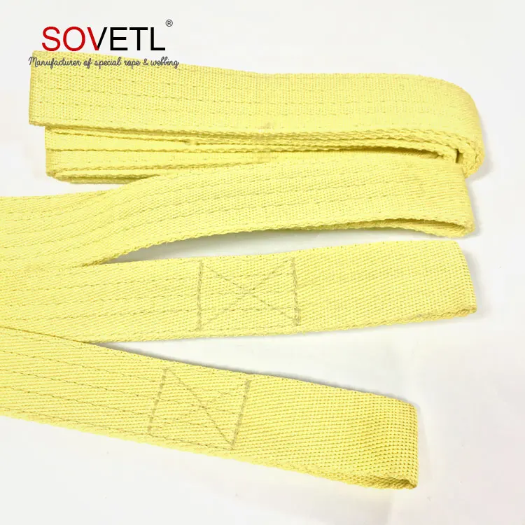 
Heavy duty soft loop tie down straps-lashing strap made of aramid material 