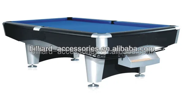 Factory Solid wood Billiard table with slate, 8ft Pool table with free accessories