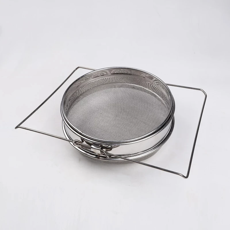 
Stainless steel double layer Honey filter Beekeeping Tool 