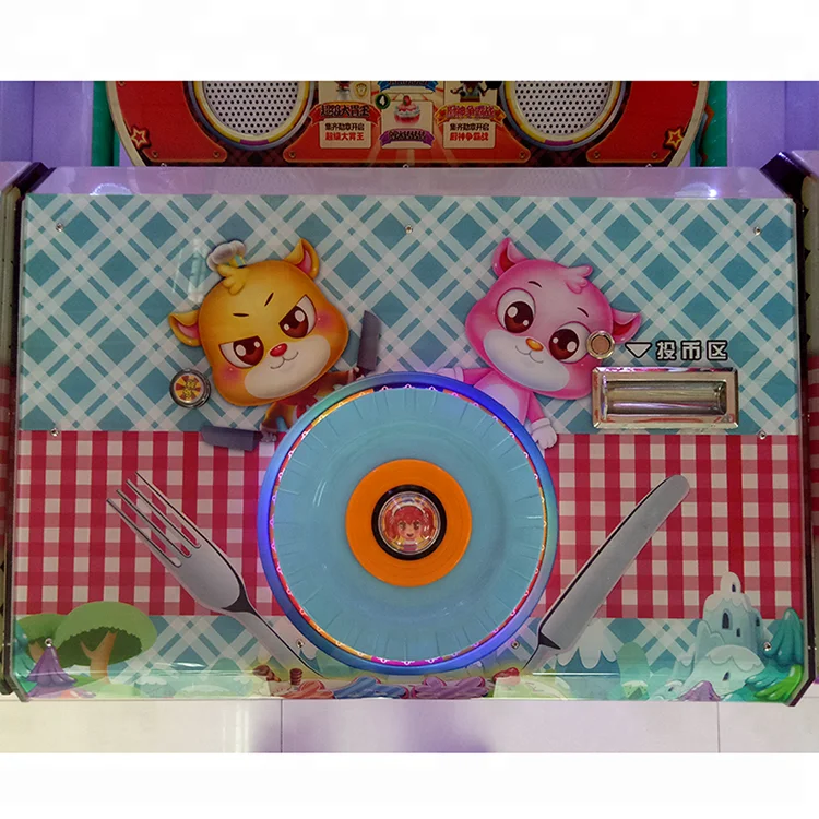 Вкусная еда и изысканной гостевой дети монетами лотерея машина бинго для продажи