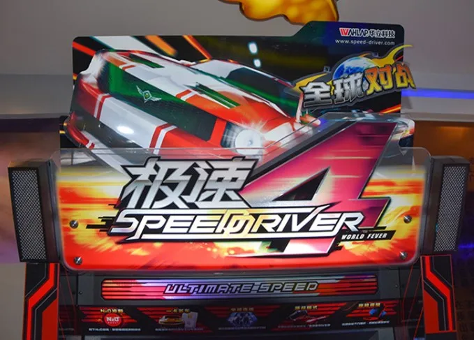 Whosale Speed Driver 4 Car Racing Video Game Simulator Machine for Sale
