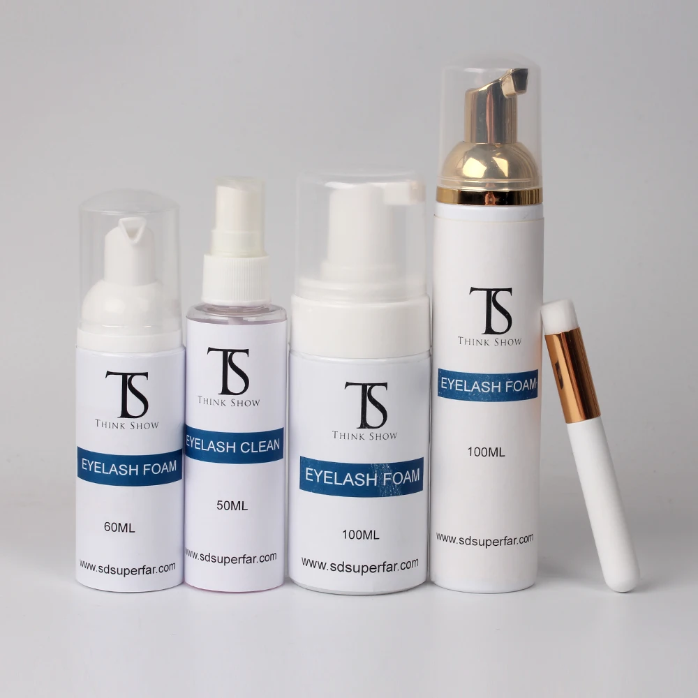 Оптовая продажа, Собственная торговая марка, натуральный пенный шампунь для наращивания ресниц