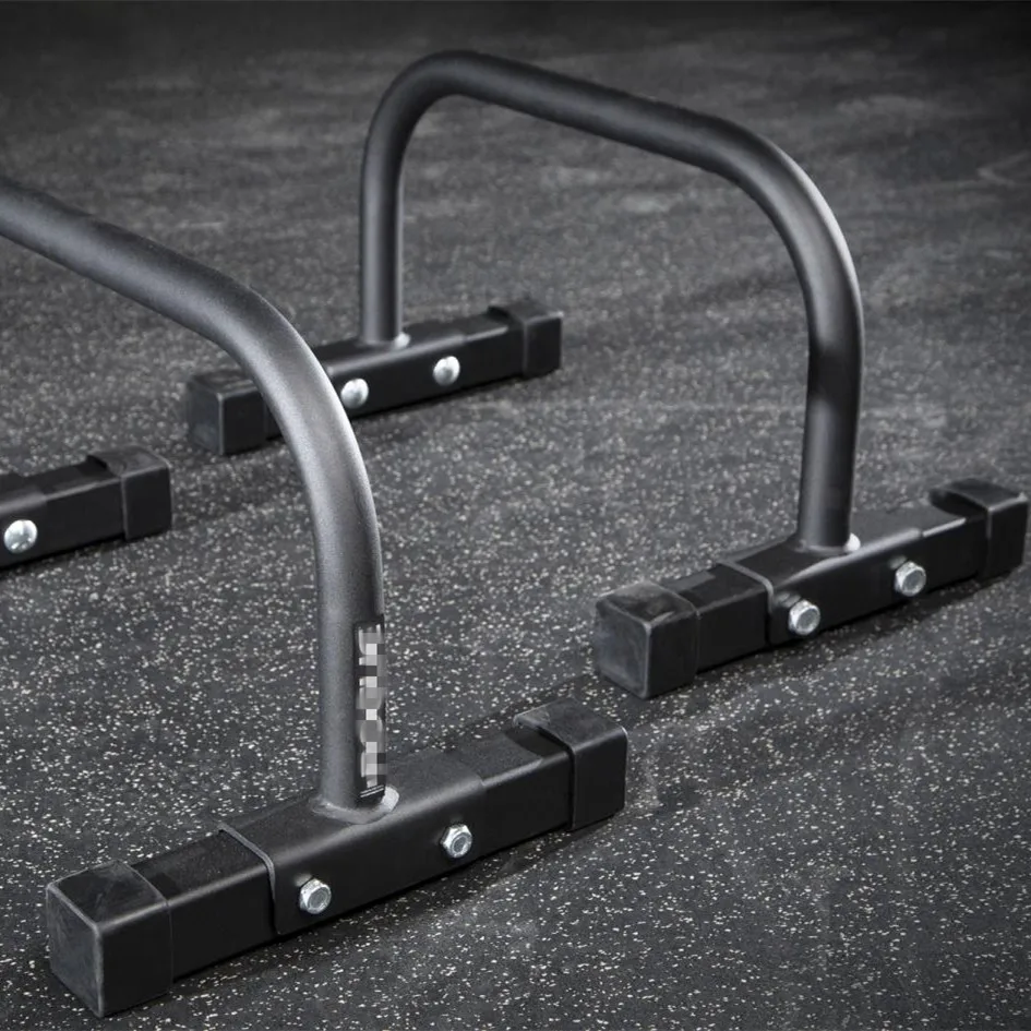 Wellshow Sport push-up Stand Parallettes 12x24 дюйма Нескользящая со встроенной ручкой