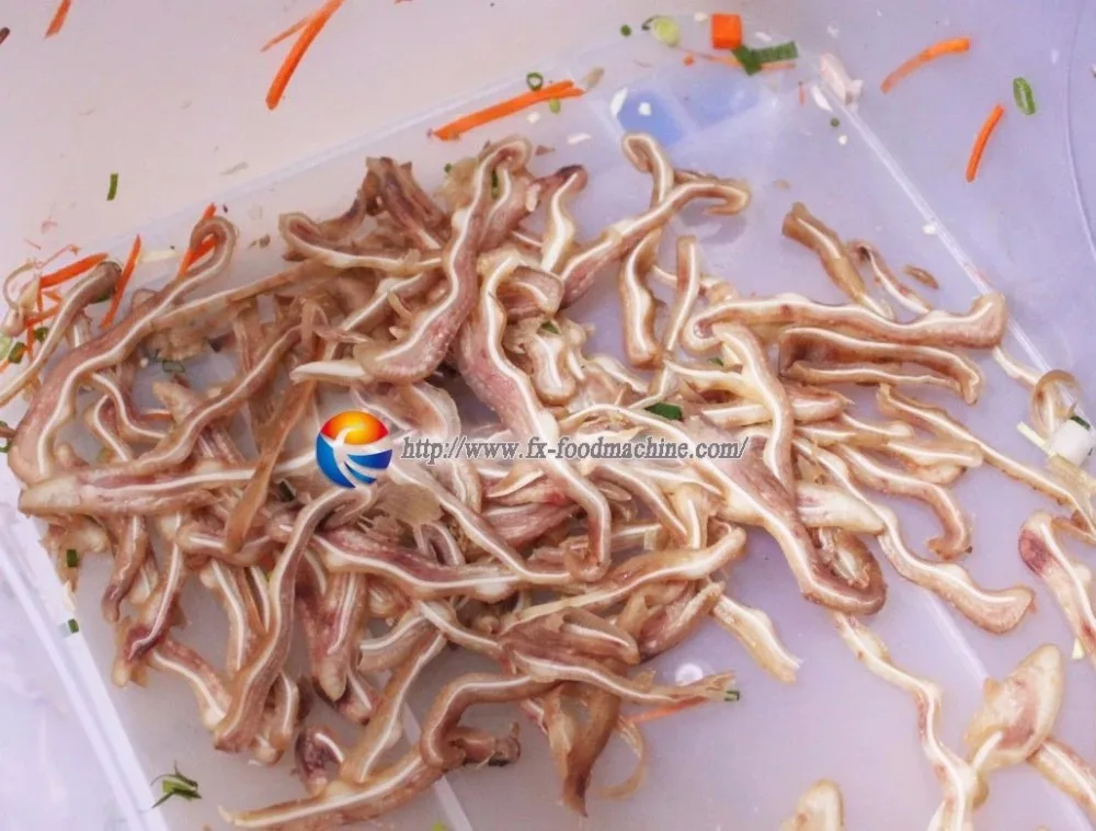 Automatic Cooked Meat Barbecued Pork Pig Skin Pig Ear Cattle Stomach Cutting Machine