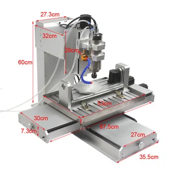 
5 axis mini metal cnc milling machine 