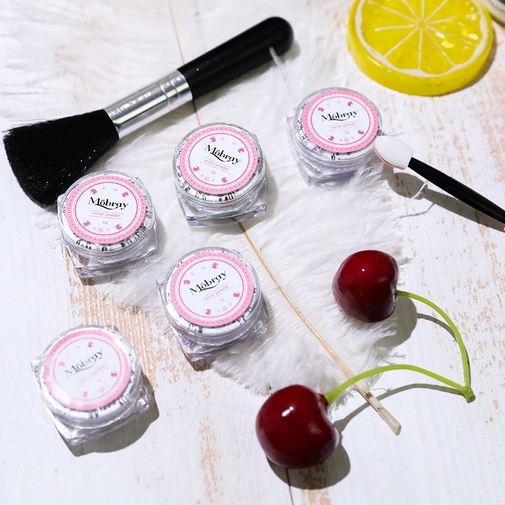 Голографический порошок для ногтей акриловый Блестящий Порошок для нейл-арта усадочный хромовый пигмент «сделай сам» Аксессуары для маникюра ногтей дизайн