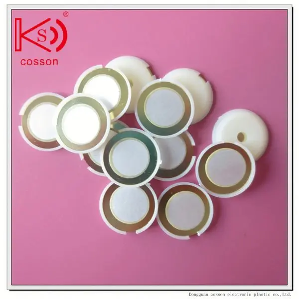 20mm piezo ceramic disc with plastic white cover