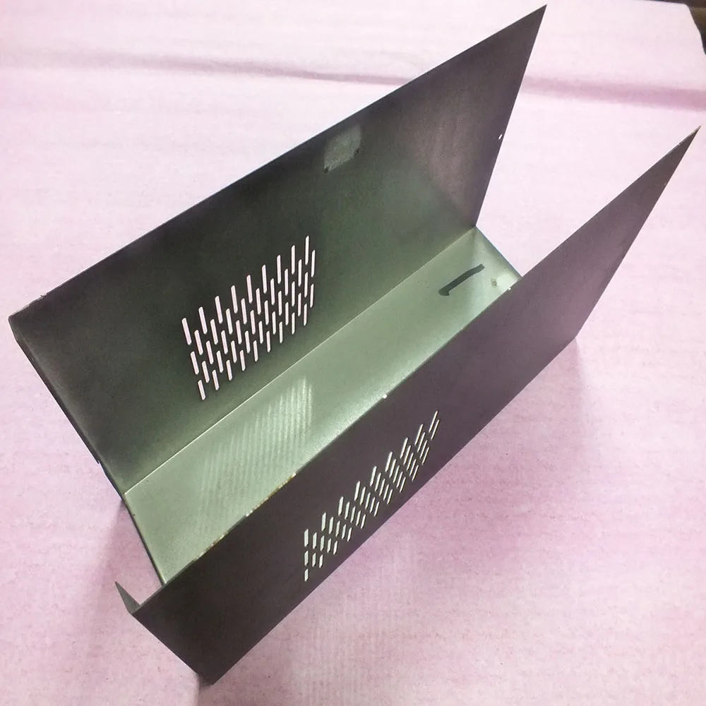 laser cutting stamping bending part  Industrial aluminum anodized punched press holes punching machine parts