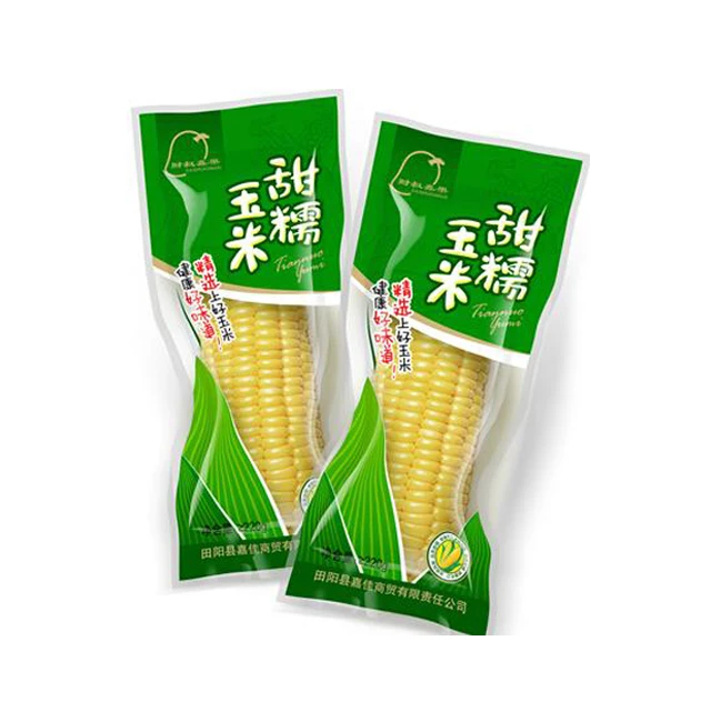 Hot sale sweet corn retort pouch vacuum packing bag price for food bags
