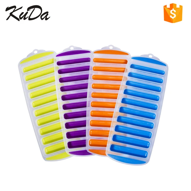 Kuda long silicone ice tray, ice cube trays silicone large for your kids