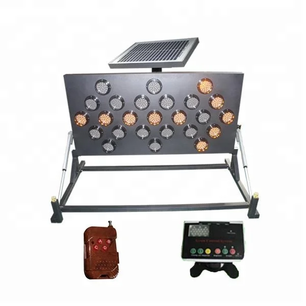 solar arrow signs board trailer