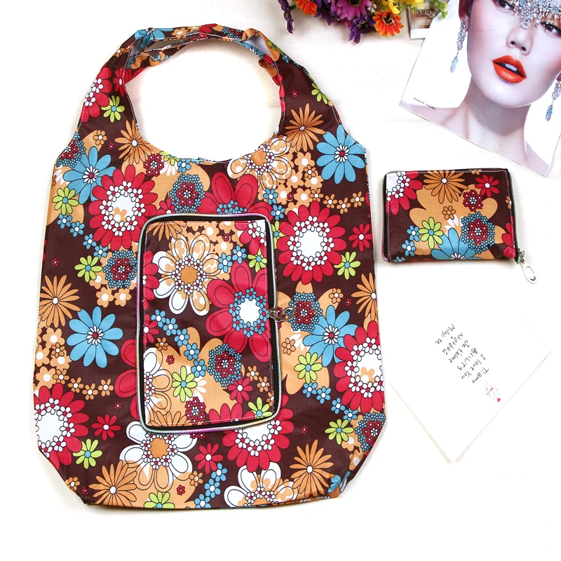 
cheap wholesale custom waterproof reusable shopping bag pouch eco promotional 