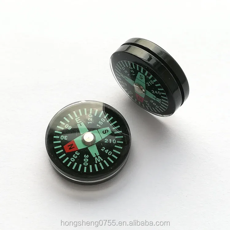 
Hot selling 30mm Round Shape Plastic Mini Pocket Compass for Kids 