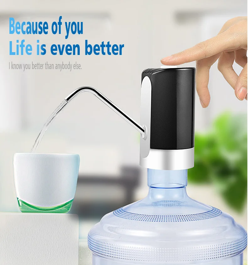 Portable Rechargeable Drinking Electric Water Jug Pump for Dispenser