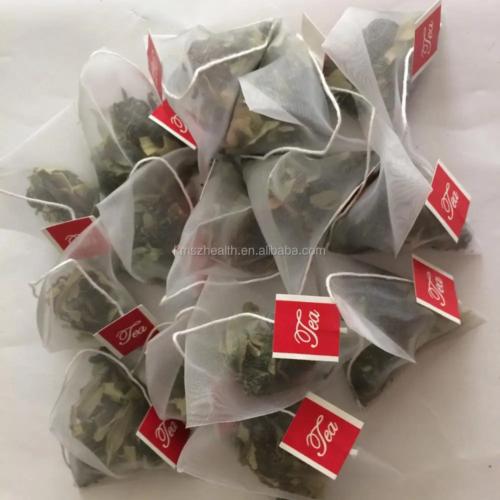 Травяной органический собственная Марка Detox And Energy Tea TGA треугольный нейлоновый чайный пакетик оптовая