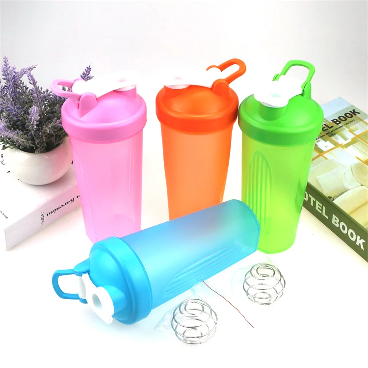 Sport Custom Logo Wholesale Shaker Cup Bottle 600Ml Bpa Free Plastic Gym Protein Shaker Bottle Gym