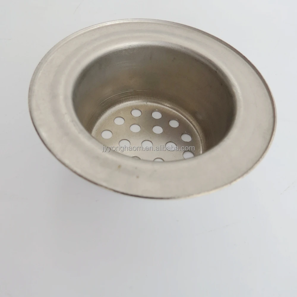 Customized basket strainer 304/316 stainless steel sink drain stopper