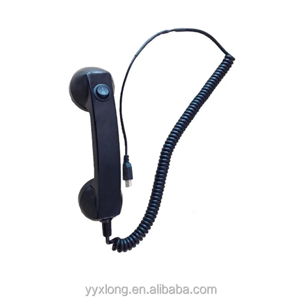 New Black Handset for Payphone Payphones Pay Phone Telephone